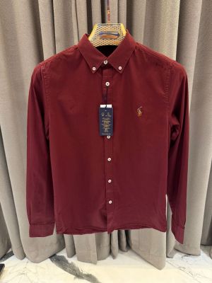 No return Ralp_h Lauren imported shirt Maroon 