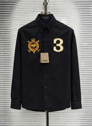No return Ralp_h Lauren imported shirt Balck 