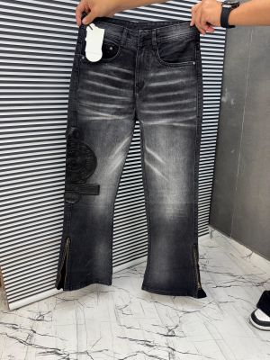 _CHROME HEART _BLACK_100%_IMPORTED_LATEST_STORE_ARTICLE_VERY_PREMIUM_JEANS_524