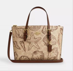 COAC_H MOLLIE SMALL TOTE BAG WITH OG BRAND BOX HEAVY QUALITY