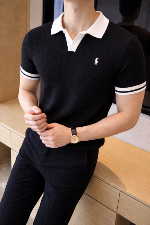 Ralp_h Lauren imported Polo Tshirt Black 