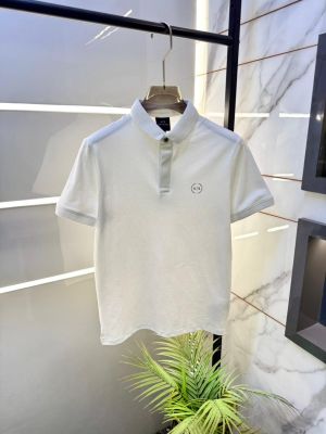 Arman_i Exchange White Polo Premium Collar Neck T-shirt F3617-WH