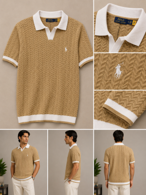 Ralp_h Lauren imported Tshirt Beigh 