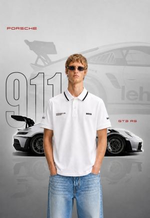  PORCHE BOSS IMPORTED STORE ARTICLE POLO T-SHIRT