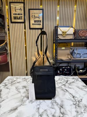 Calvin_Klein Oversized CK Structured Logo Crossbody Bag (9506)