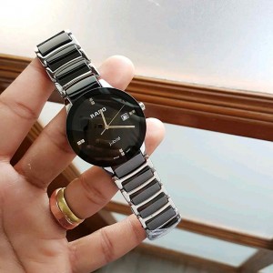 RADO_ CENTRIX SILVER BLACK