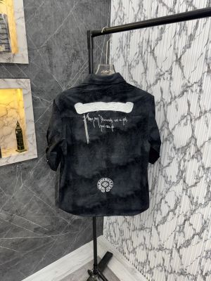 Chrome Hearts 100% Imported Fabric Very Premium Off Shoulder Shirt CS363