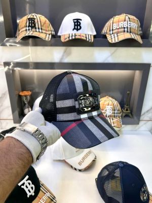 Burberr y Black Logo Premium Cap F3489-A6