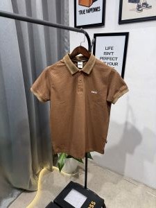 Hugoboss monogram imported box pack tshirt brown
