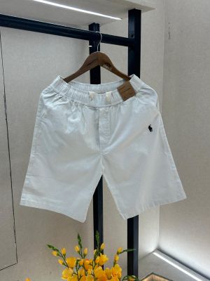 Ralp h Lauren Polo White Premium Cotton Shorts F3730-WH