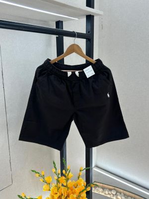 Ralp h Lauren Polo Black Premium Cotton Shorts F3730-BL