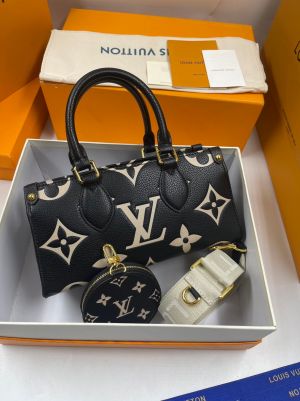 LOUIS_VUITTON_LV_BICOLOR_ONTHEGO_EAST_WEST_WITH_OG_DOUBLE_BOX_PACKING_DUSTBAG_CARDS_TAGS_ETC
