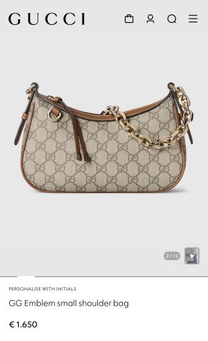 GUCCI_GG_EMBLEM_SMALL_SHOULDER_BAG_WITH__OG_DOUBLE_BOX__PACKING_DUSTBAG_CARDS_TAGS_etc