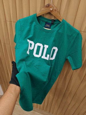 round neck tshirt green