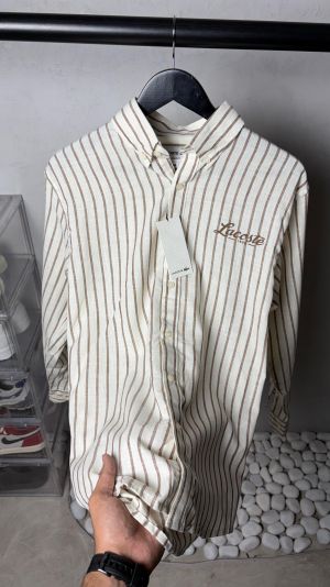 Lacost_e Premium Linen Striped Shirt1990 