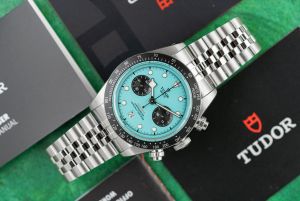 TUDO R BLACKBAY CHRONOGRAPH BLUE FLAMINGO AUTOMATIC 257