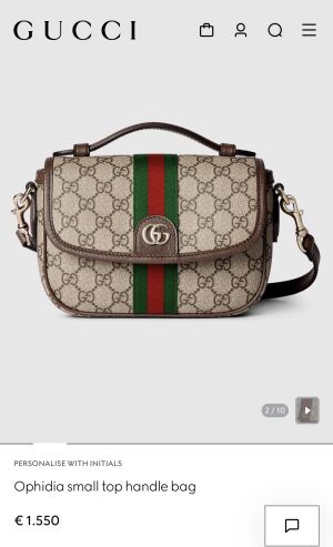 GUCCI_GG_OPHIDIA_SMALL_TOP_HANDLE_BAG_WITH__OG_DOUBLE_BOX__PACKING_DUSTBAG_CARDS_TAGS_etc