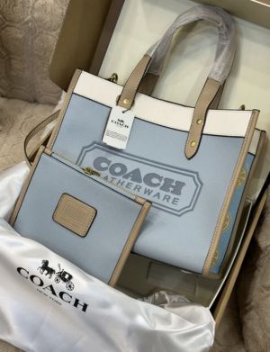 COACH_FIELD_TOTE_30_BAG_WITH_EXTRA_WALLET_OG_DOUBLE_BOX__PACKING_DUSTBAG_CARDS_TAGS_etc