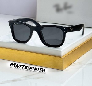 RAYBAN 0502 FULL MATT BLACK SUNGLASSES WITH OG BOX PACKING