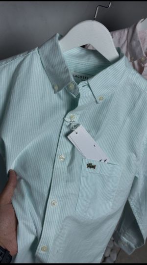 Lacost_e Premium Linen Striped Shirt 1991