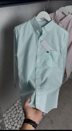Lacost_e Premium Linen Striped Shirt 1991