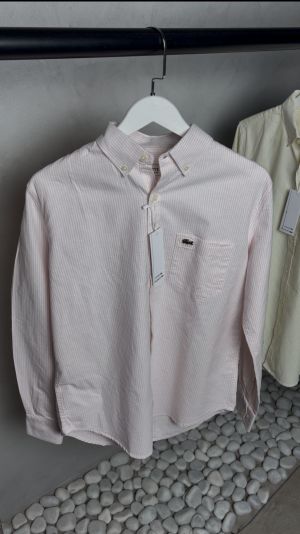Lacost_e Premium Linen Striped Shirt 1992