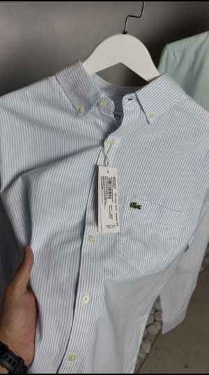 Lacost_e Premium Linen Striped Shirt 1993