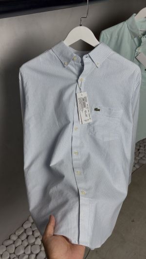 Lacost_e Premium Linen Striped Shirt 1993