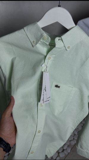 Lacost_e Premium Linen Striped Shirt 1994