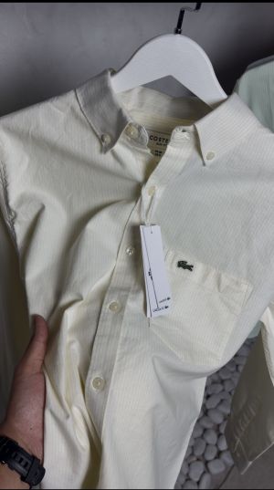 Lacost_e Premium Linen Striped Shirt 1995