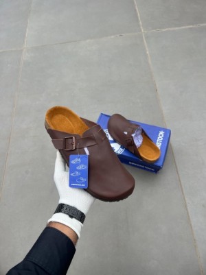 Birk enstock Boston Brown Leather