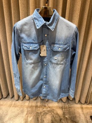 GSTAR RAW BLUE DENIM IMPORTED SHIRT