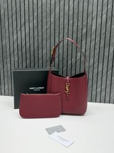 Ysl Saint Laurent Le 5 A 7 Hobo Shoulder Bag With Original Box & Dust Cover