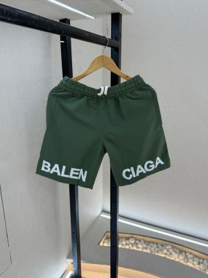 Balenciaga Green Premium Printed Shorts F3770-GR