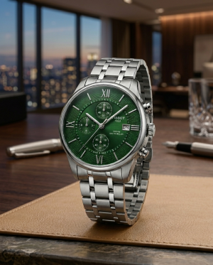 Tisso_t 1853 Chemin Silver-Green Heavy Quality