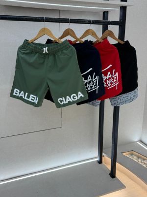 Balenciaga Black Premium Printed Shorts F3770-BL