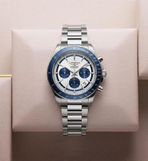 Longine_s Conquest Chronograph Blue