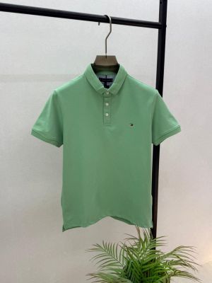 Tommy_Hilfiger Green Polo Premium Collar Neck T-shirt F3637-GR