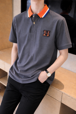 HERME-S IMPORTED STORE ARTICLE T SHIRT GREY