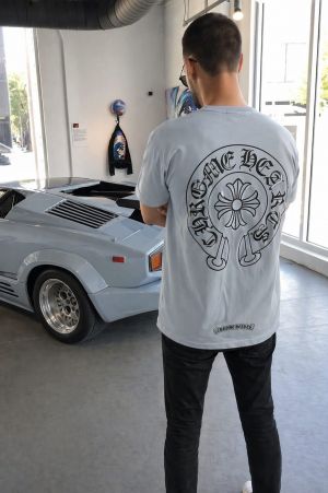 CHROME HEART ROUND NECK TSHIRT GREY