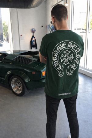 CHROME HEART ROUND NECK TSHIRT GREEN
