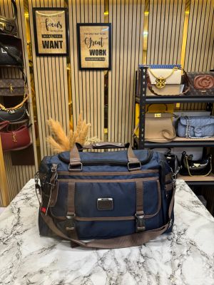 Tumi Alpha 3 Expedition Travel Duffle Bag (Blue) (T95880)