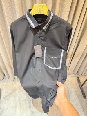 SALE HACKET_T ASTON MARTIN BLACK PREMIUM SHIRT