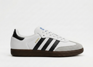ADIDA.S SAMBA WHITE BLACK WITH KEYCHAIN WOMENS FIX