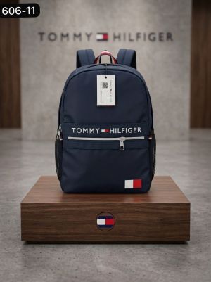 Tomm_y hilfiger blue polyester Joshua laptop backpack 1003
