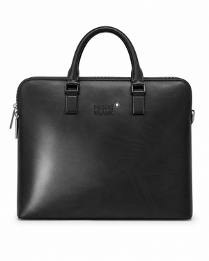 MONT BLANC BRANDED PREMIUIM LEATHER LAPTOP BAG - F-6626-5