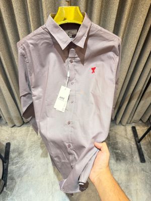 SALE AMI PARIS LIGHT PURPLE PREMIUM IMPORTED SHIRT