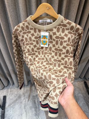 SALE COAC_H BROWN IMPORTED PULLOVER