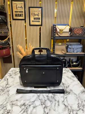 Mont Blanc Premium Urban Pilot Leather Office Bag (5503-1)