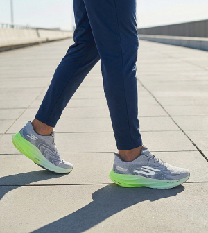 Skeche.r Aero Spark Grey Laceup Sneaker